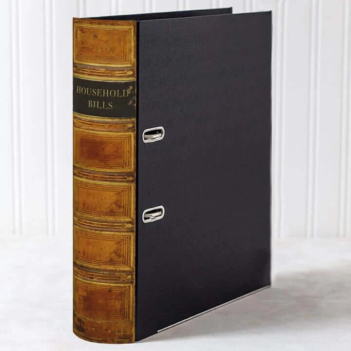 Book File - Antique - Choose Your Type, Colour & Title - Design 13