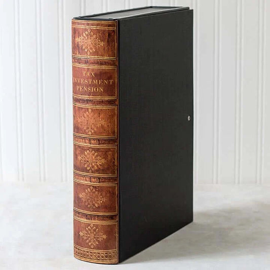 Book File - Antique - Choose Your Type, Colour & Title - Design 7