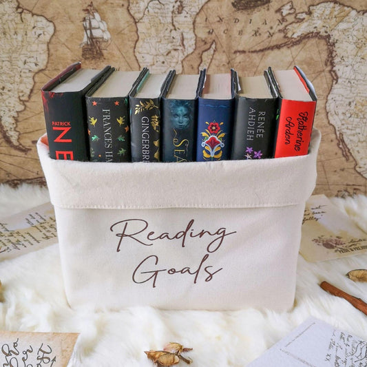 Book Basket / Canvas Organiser - Reading Goals
