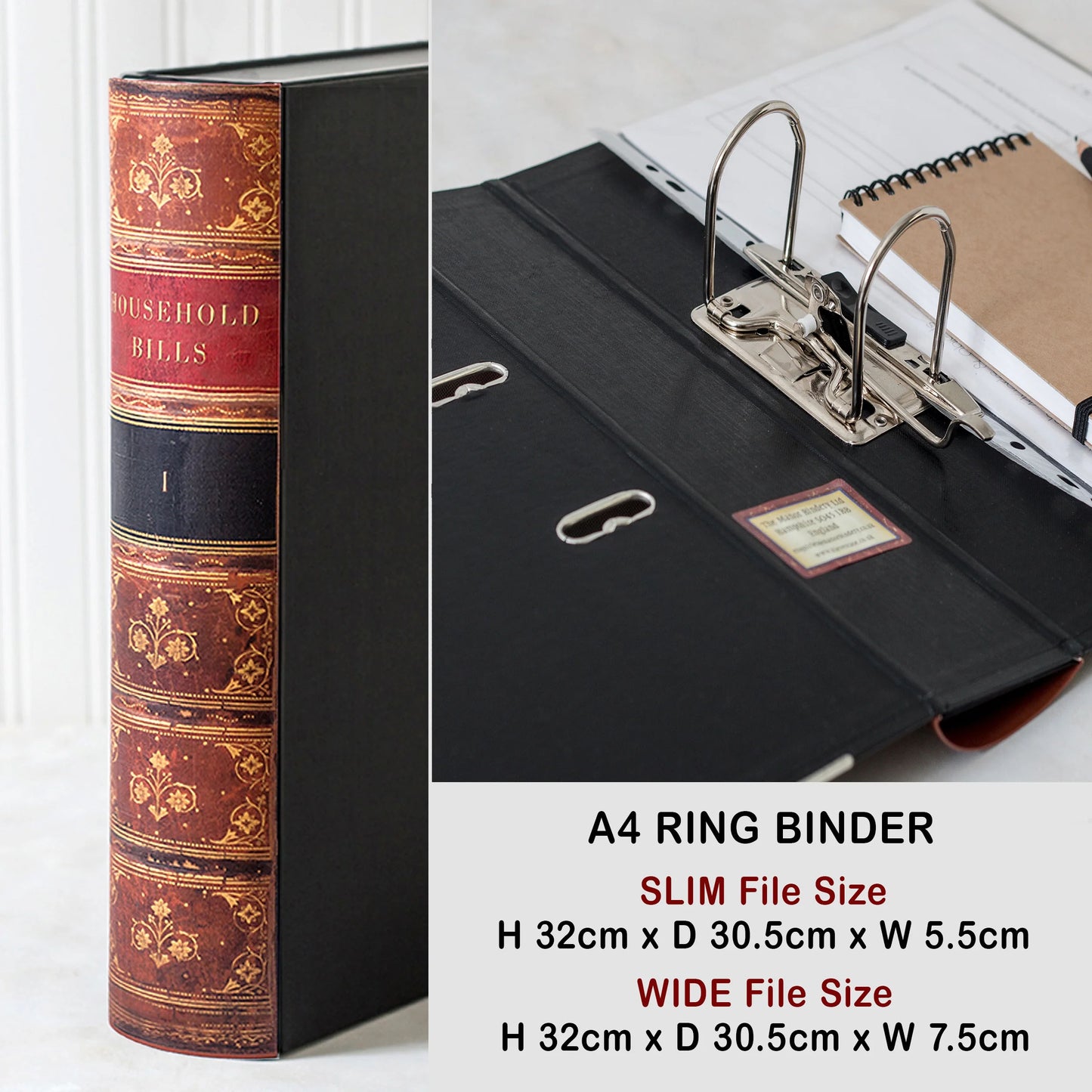 Book File - Antique - Choose Your Format & Title - Design 1
