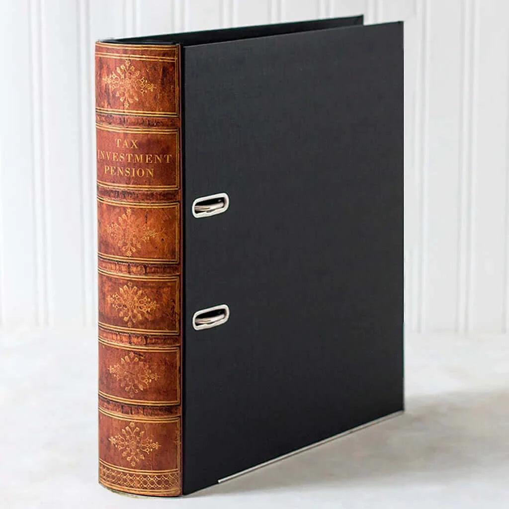 Book File - Antique - Choose Your Type, Colour & Title - Design 7