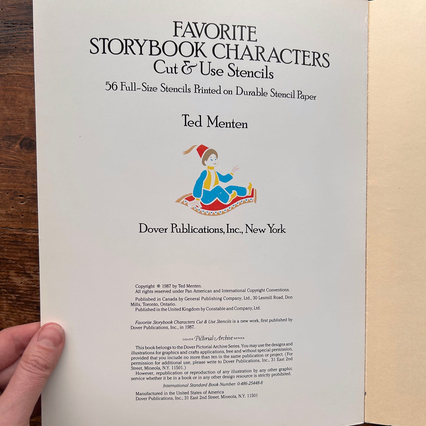 Favourite Storybook Characters - Cut and Use Stencils 1987 (Preloved)