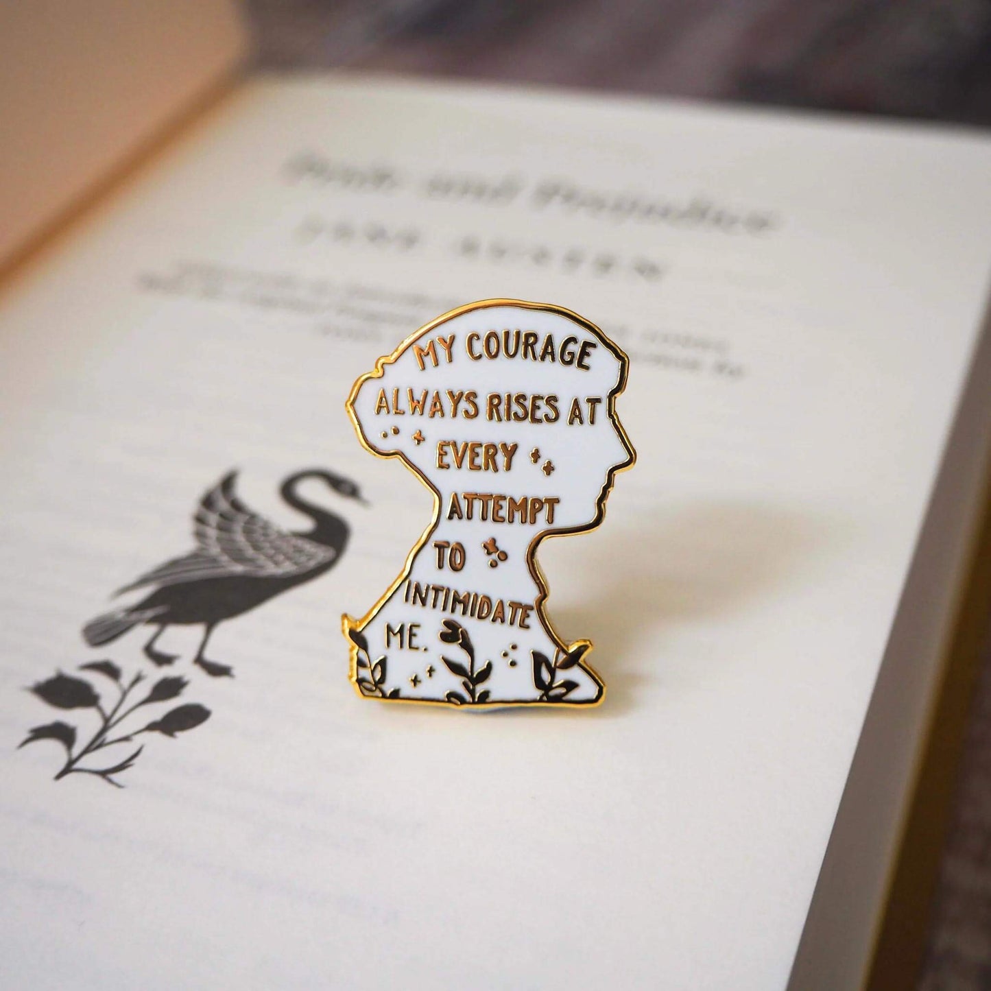 Enamel Pin Badge - Pride & Prejudice - Jane Austen