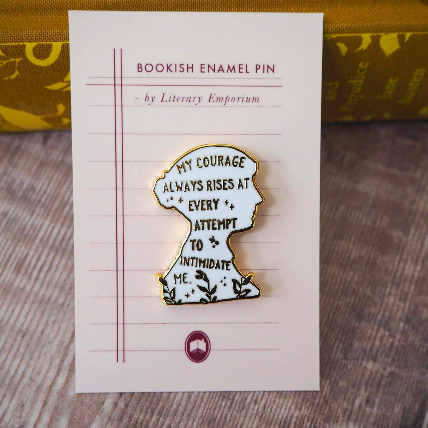 Enamel Pin Badge - Pride & Prejudice - Jane Austen