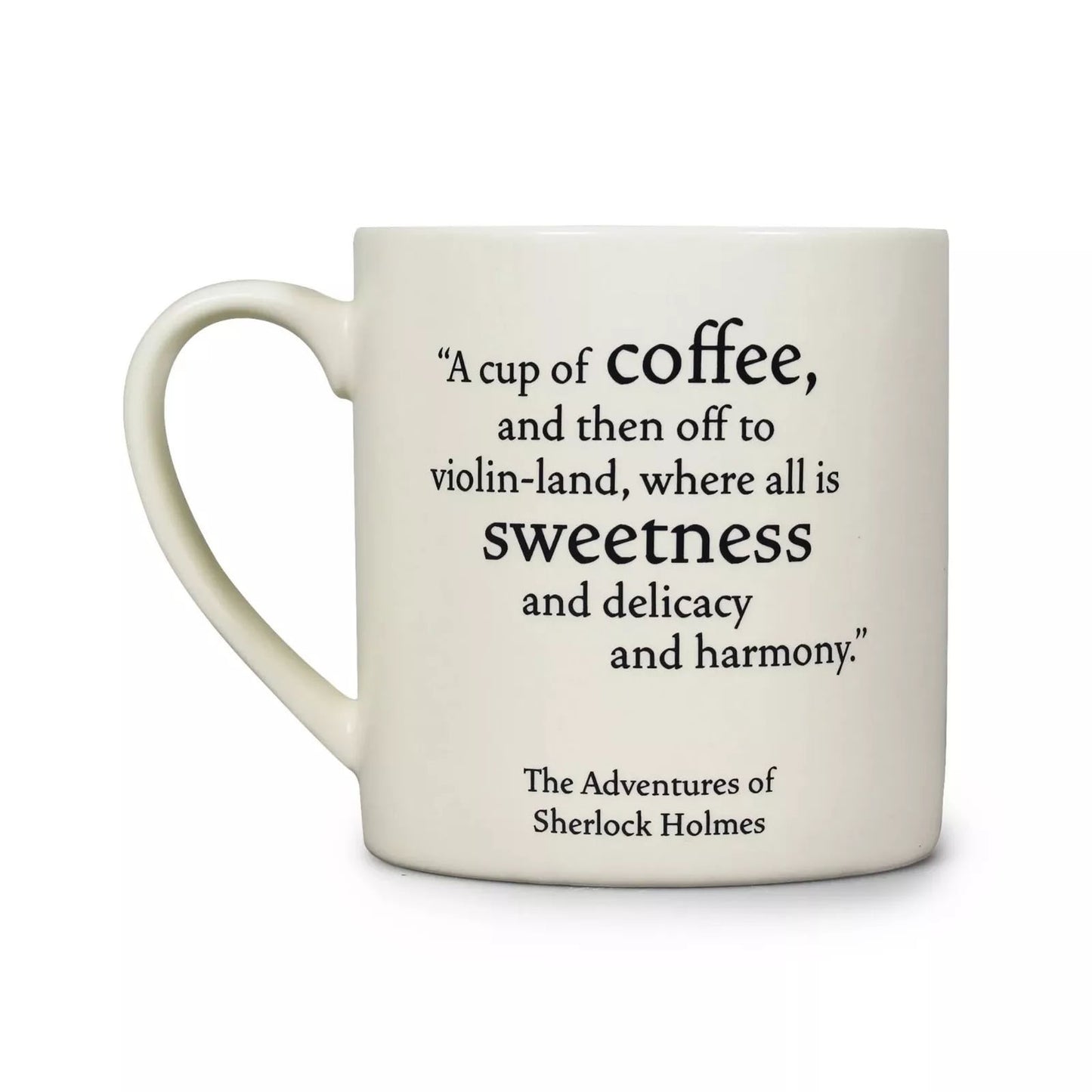 Mug - Sherlock Holmes - Coffee Quotation