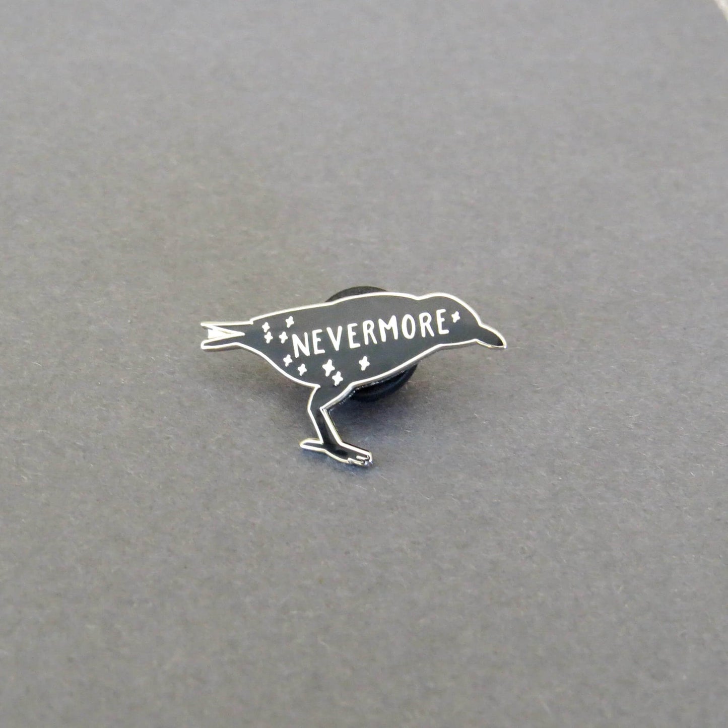 Enamel Pin - The Raven - Nevermore - Edgar Allan Poe