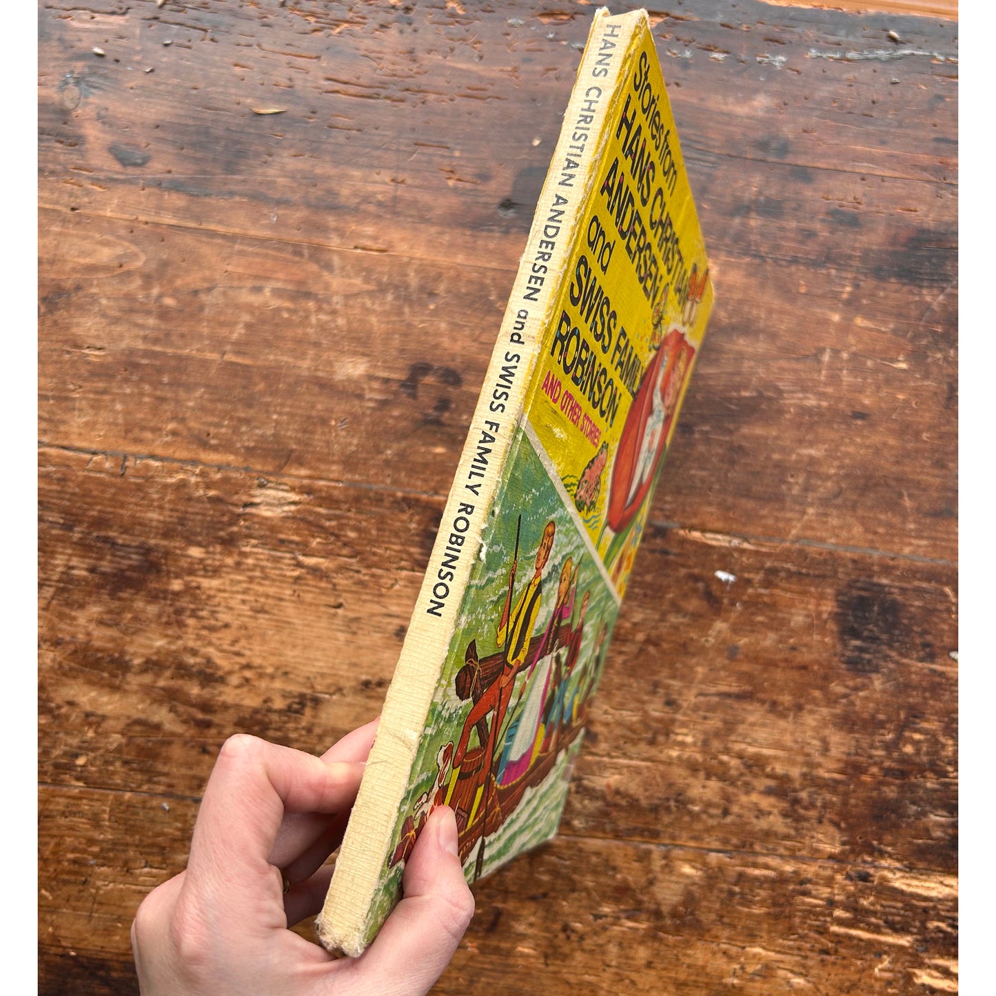 Stories from Hans Christian Andersen and Swiss Family Robinson 1979 (Preloved)