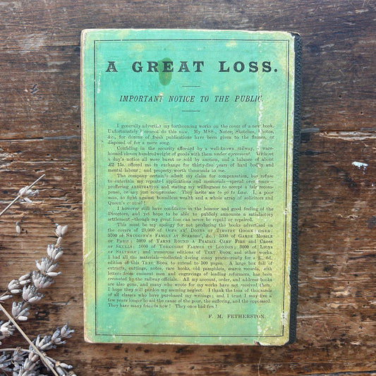 The Radical Reformer's Text Book - Great Principals of Liberalism - Antique Victorian (Preloved)