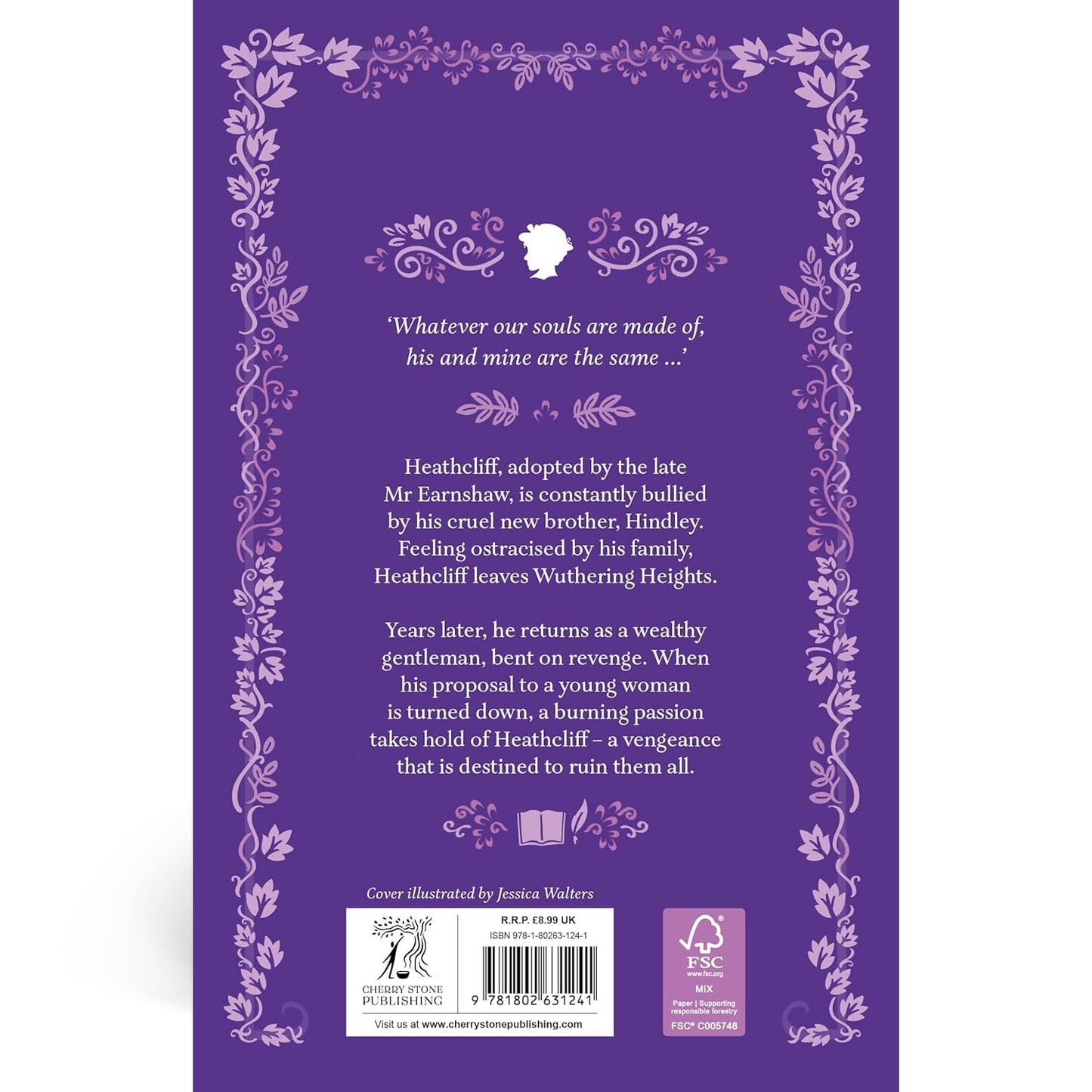 Wuthering Heights - Emily Bronte - The Bronte Sisters Collection - Cherry Stone