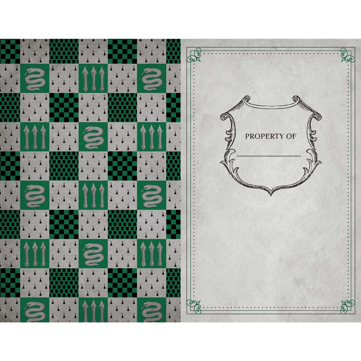 Notebook - Harry Potter - Slytherin-Note Book-Book Lover Gifts