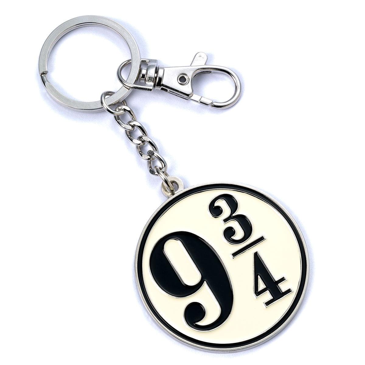 Keyring - Platform 9 3/4 - Harry Potter - Silver Plated