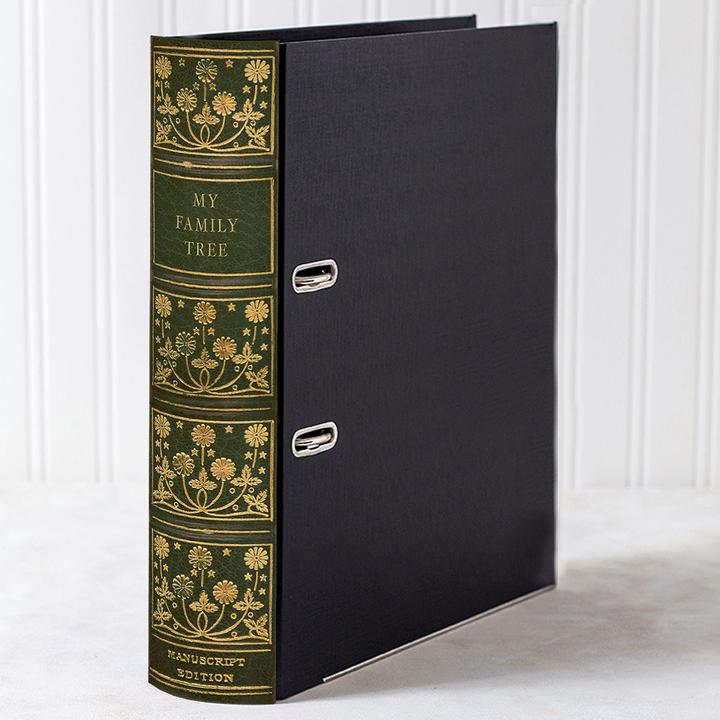 Lever Arch Book File / Ring Binder - Antique - Choose Your Colour & Title