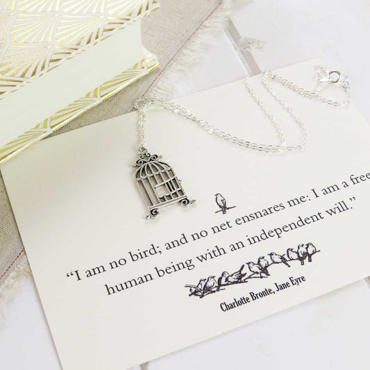 Necklace - Bird Cage - Jane Eyre - Charlotte Bronte