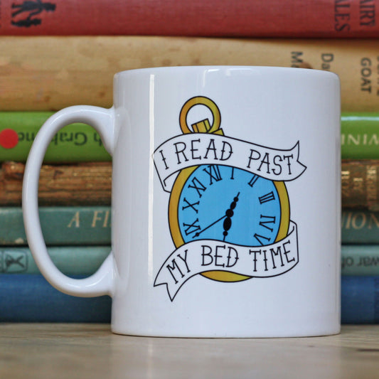 Mug - Vintage Pocket Watch - I Read Past My Bedtime