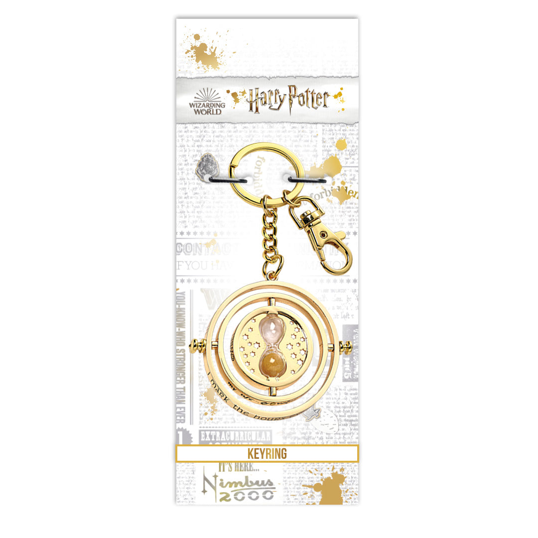 Keyring / Keychain - Harry Potter Official - Spinning Time Turner