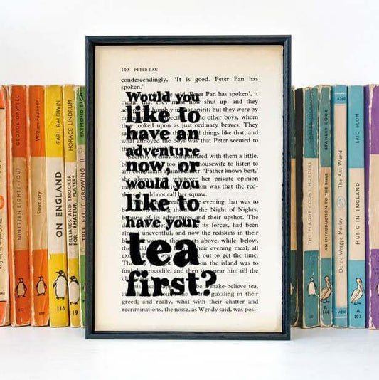 Book Print - Would You Like To Have An Adventure Now - Peter Pan - J. M. Barrie