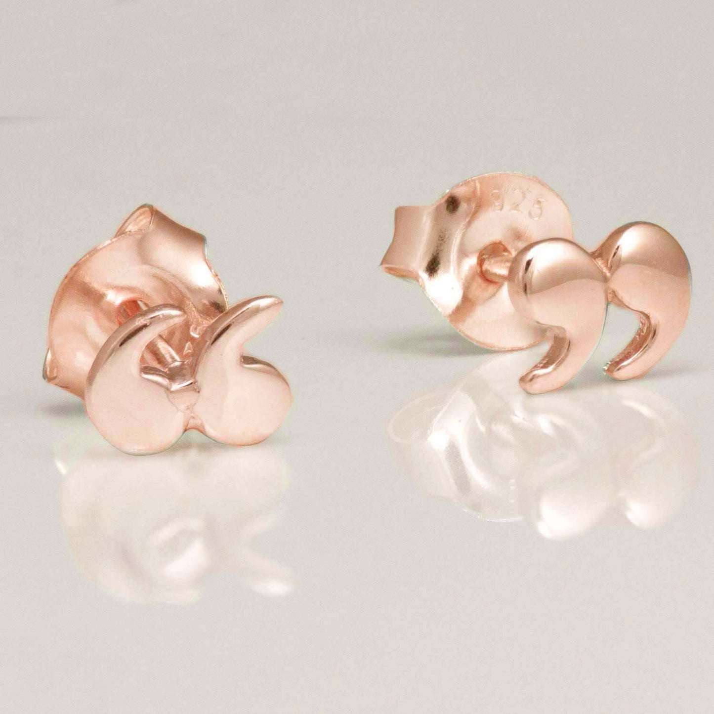 Earrings - Quotation / Speech Marks - Rose Gold