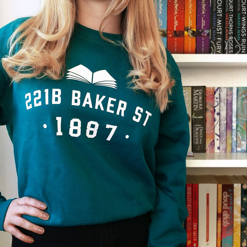 Sweatshirt Top - 221B Baker Street - Sherlock Holmes