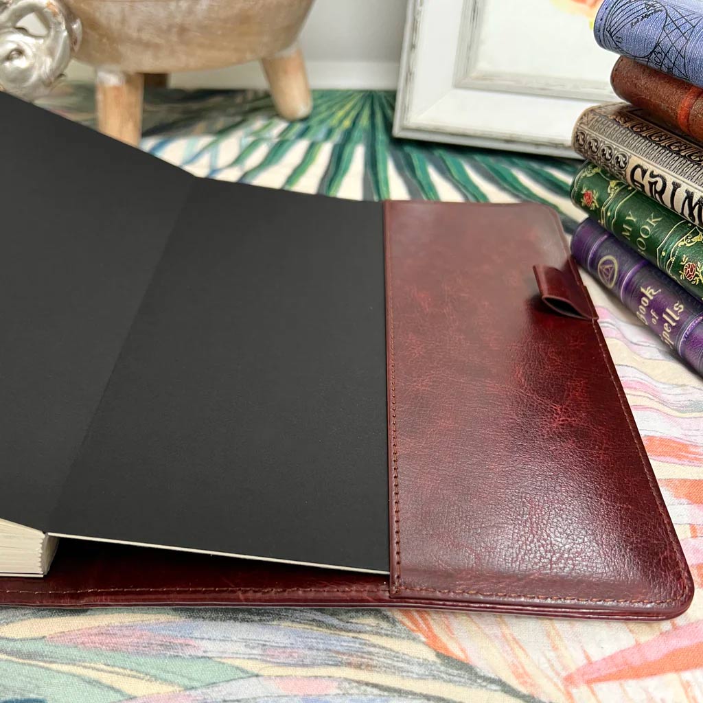 Notebook / Journal - Pride & Prejudice - Peacock - Jane Austen - Vegan Leather