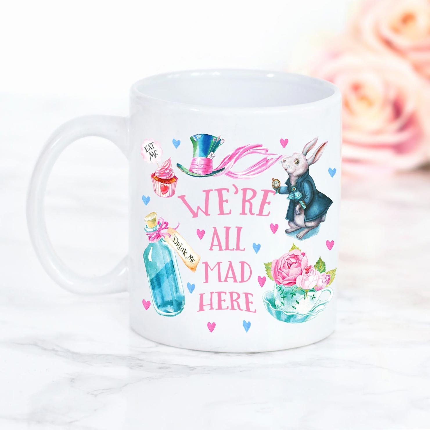 Mug - Alice in Wonderland - We're All Mad Here