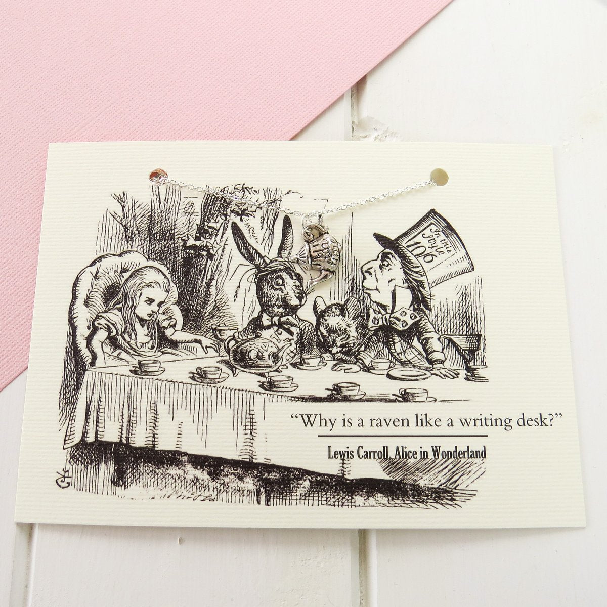 Necklace - Teapot - Alice in Wonderland