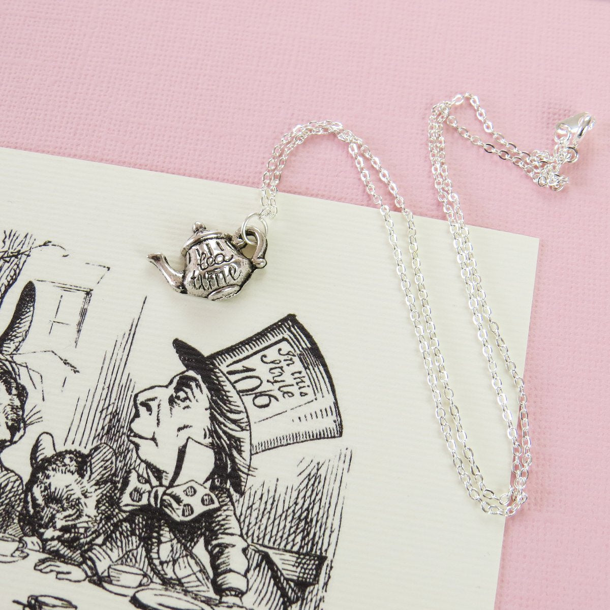 Necklace - Teapot - Alice in Wonderland