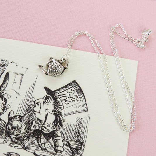 Necklace - Teapot - Alice in Wonderland