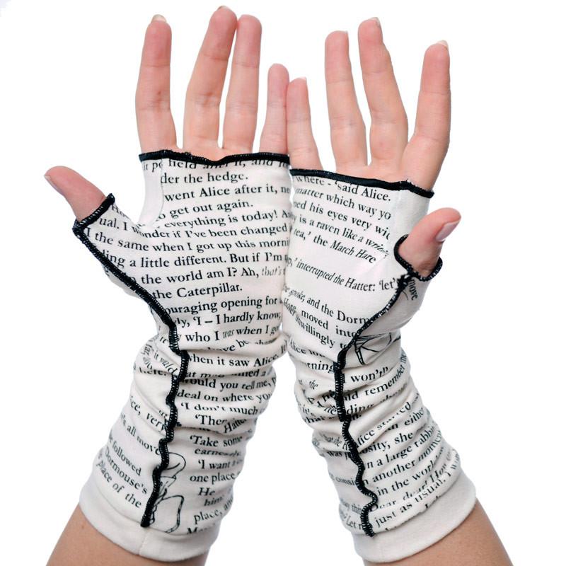 Writing Gloves - Alice in Wonderland