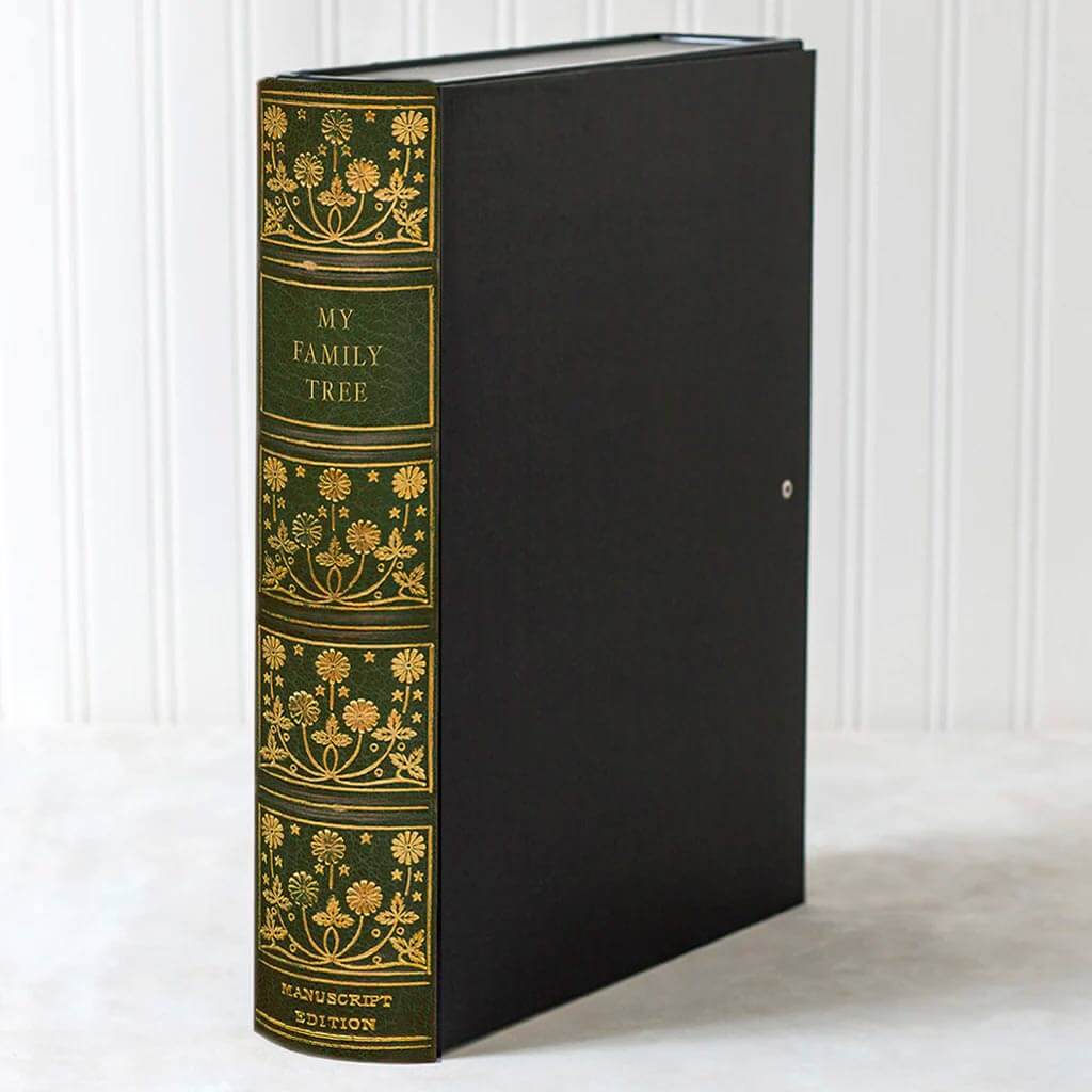 Box Book File - Antique - Choose Your Colour & Title