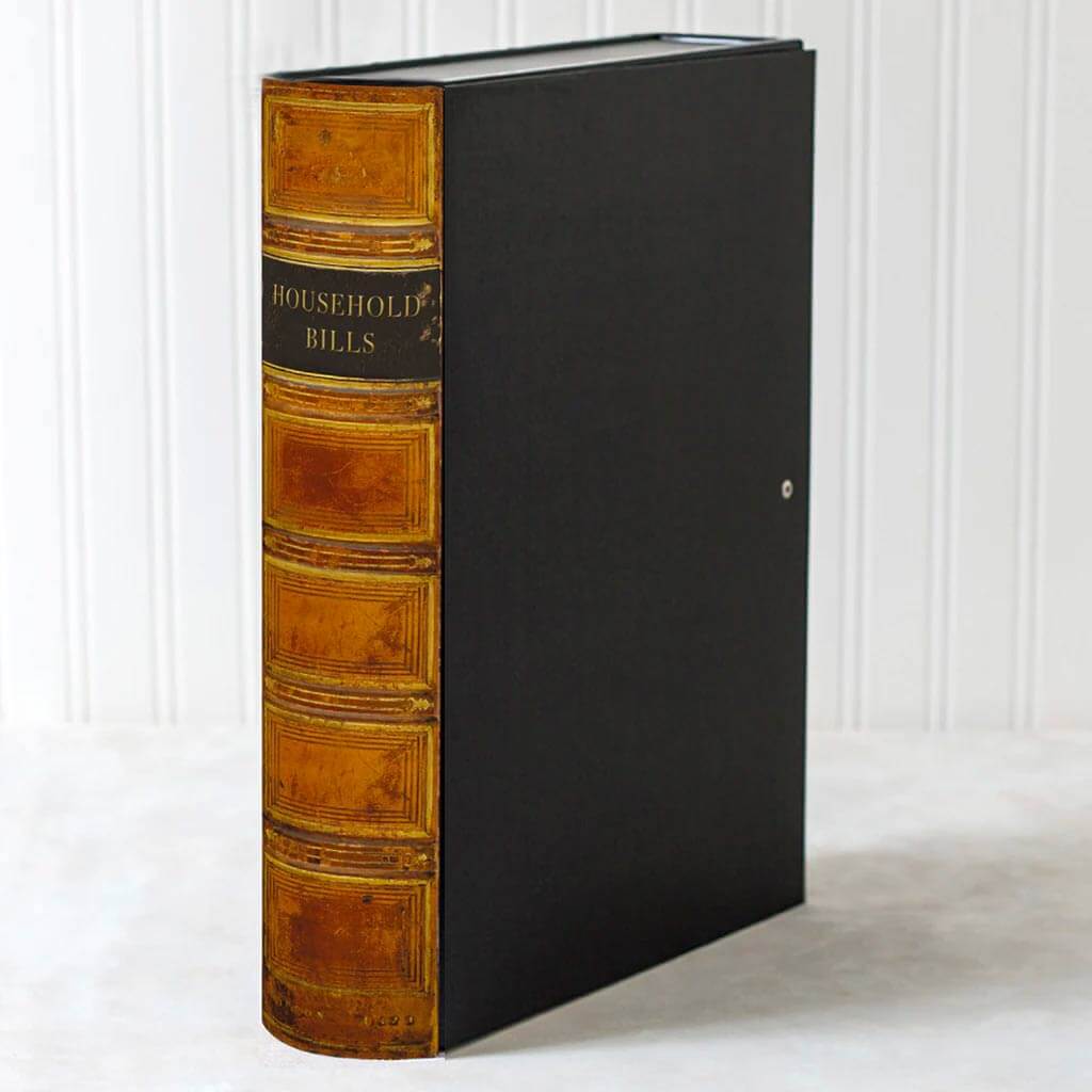 Box Book File - Antique - Choose Your Colour & Title