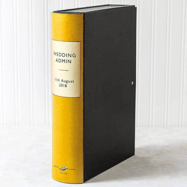 Box Book File - Vintage - Choose Your Colour & Title