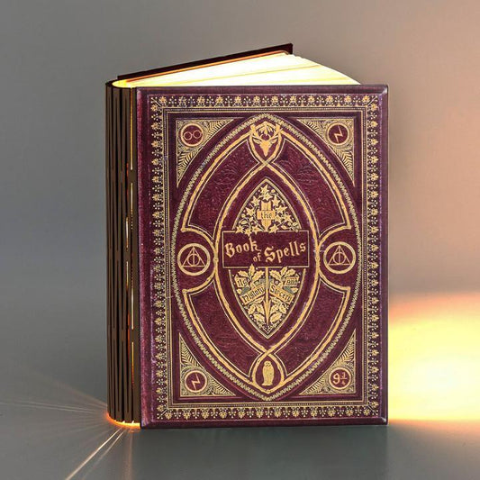 Book Cover Light / Lamp - Book of Spells - Harry Potter Inspired