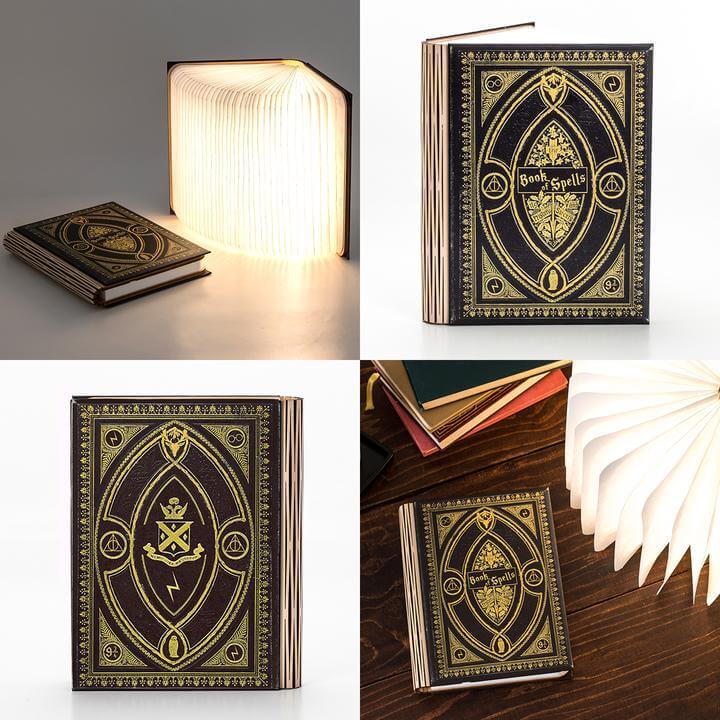 Book Cover Light / Lamp - Book of Spells - Harry Potter Inspired