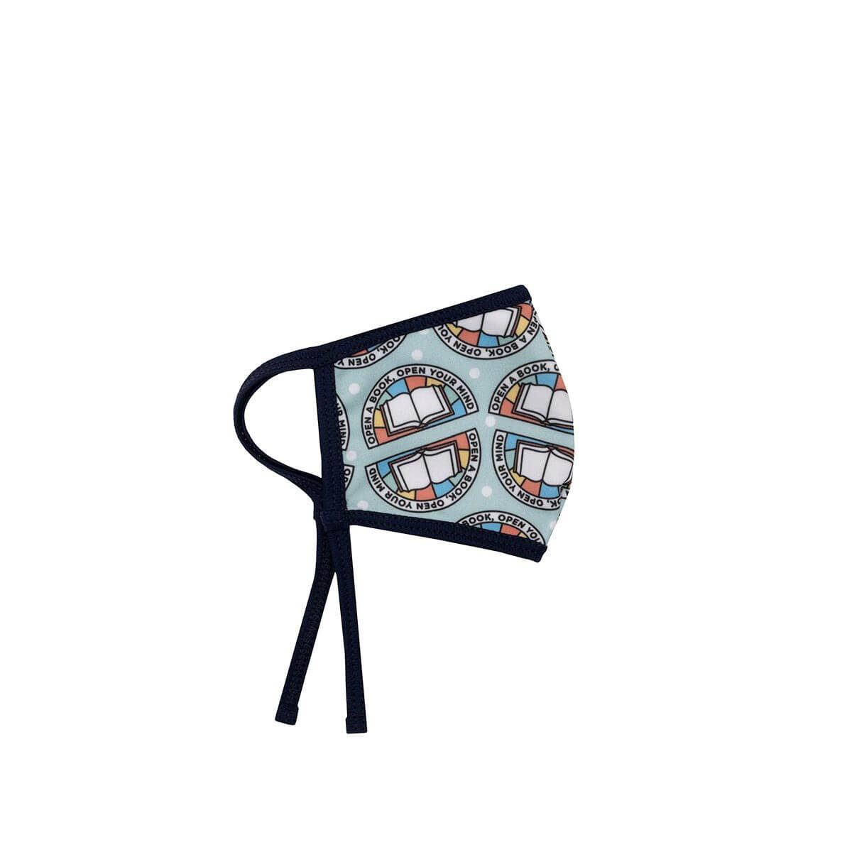 Face Mask - Adult - Adjustable - Open a Book, Open Your Mind