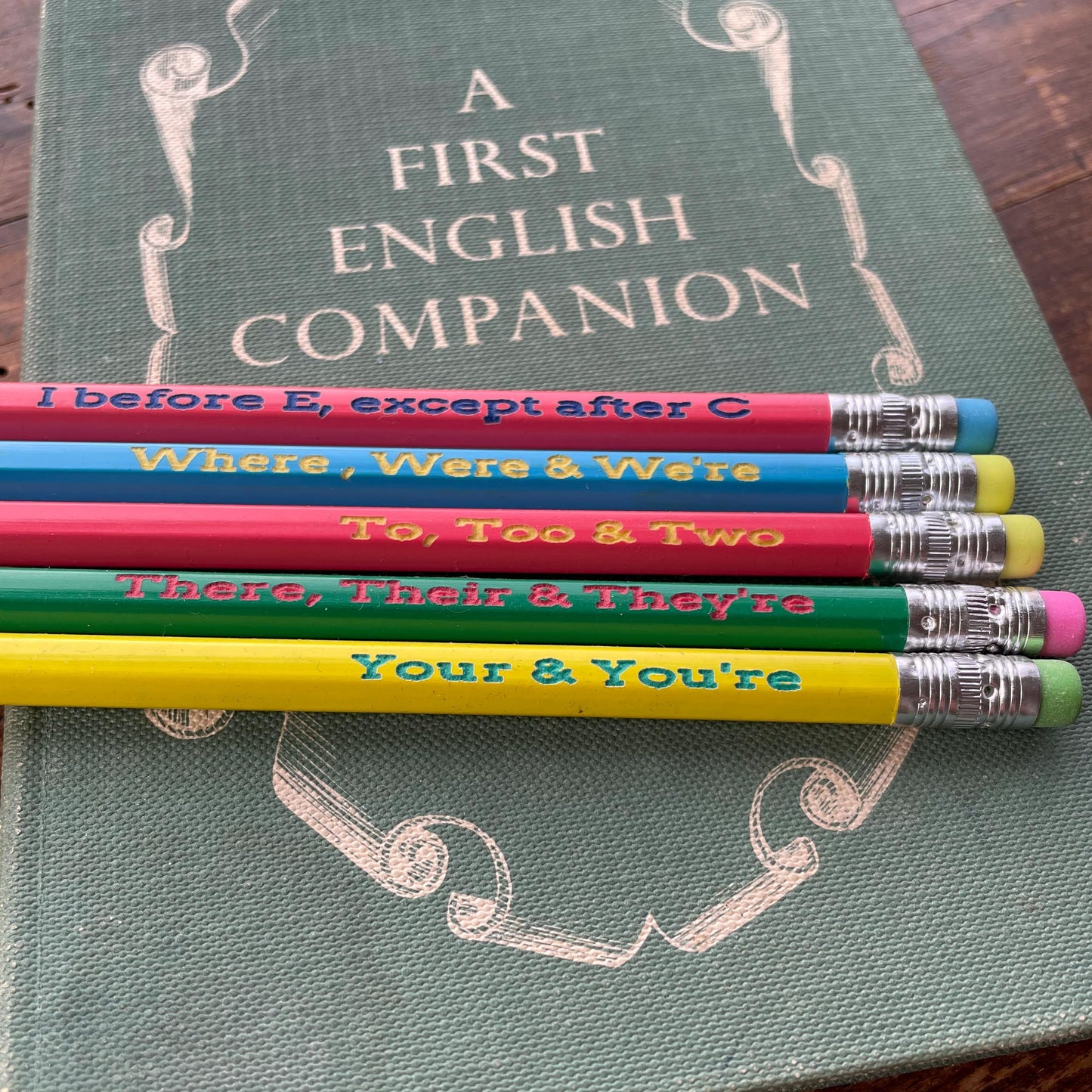 Pencils - Correct English Grammar - Set of 5