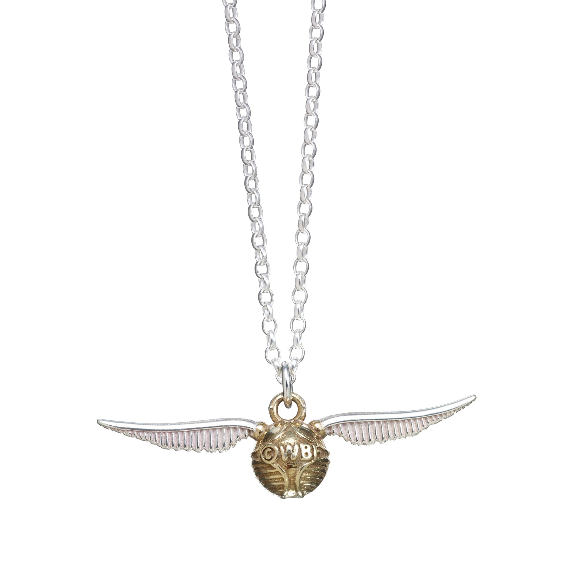 Necklace - Harry Potter Official - Golden Snitch - Sterling Silver