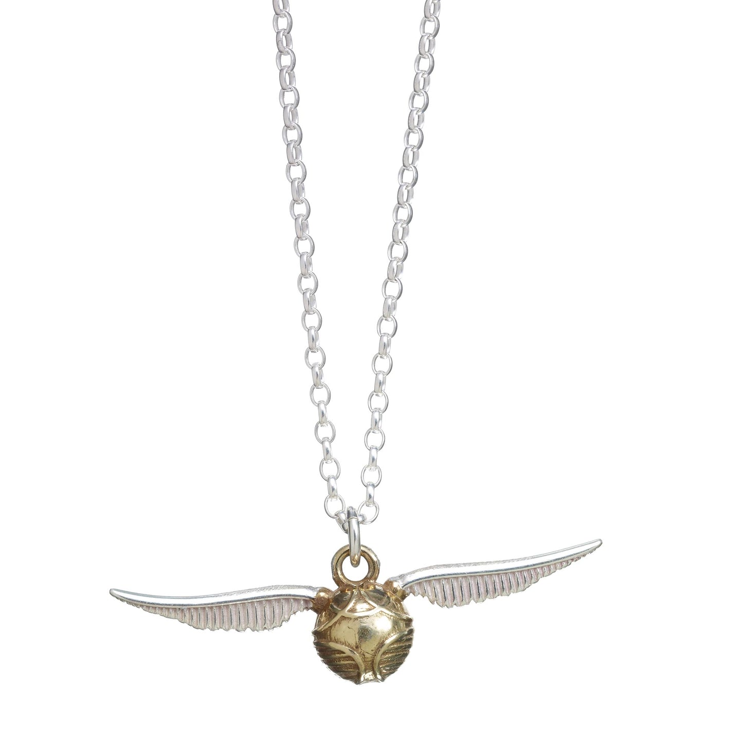 Necklace - Harry Potter Official - Golden Snitch - Sterling Silver