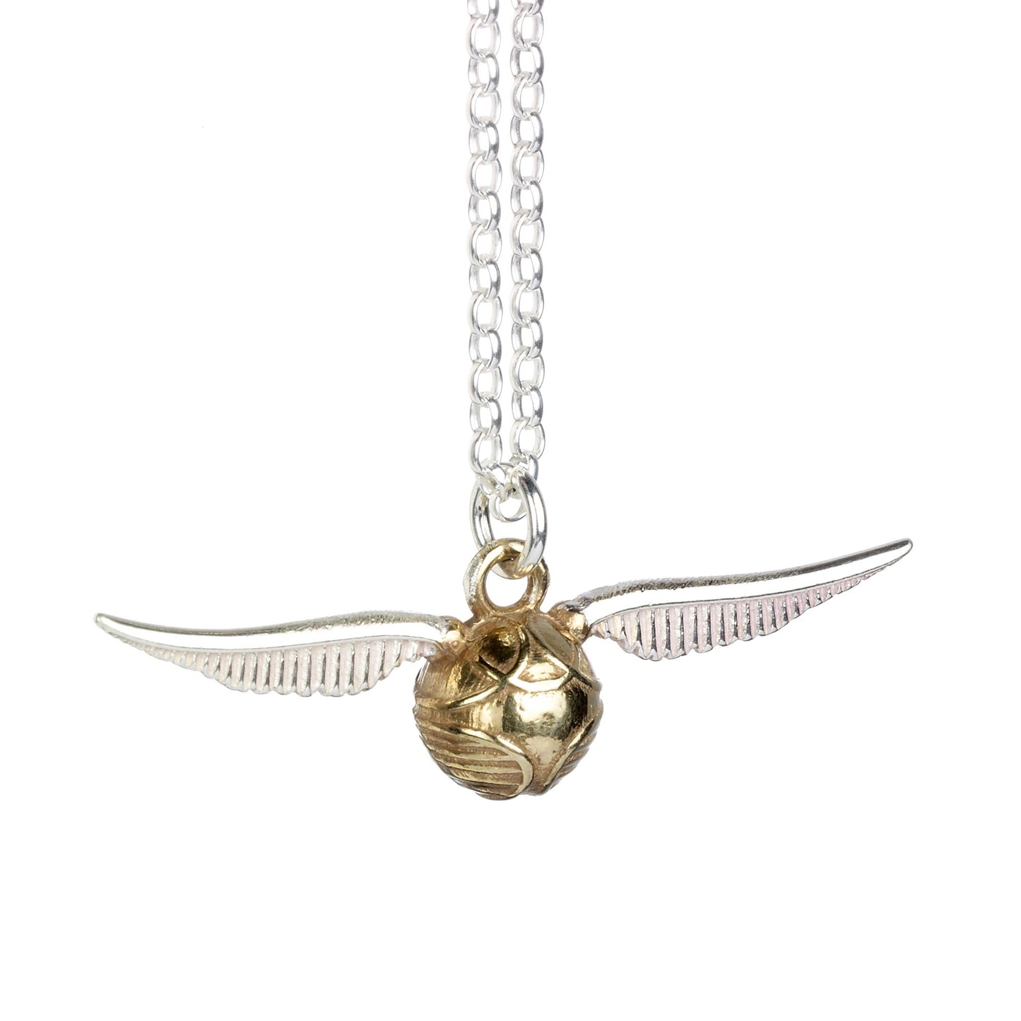 Necklace - Harry Potter Official - Golden Snitch - Sterling Silver