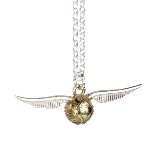 Necklace - Harry Potter Official - Golden Snitch - Sterling Silver