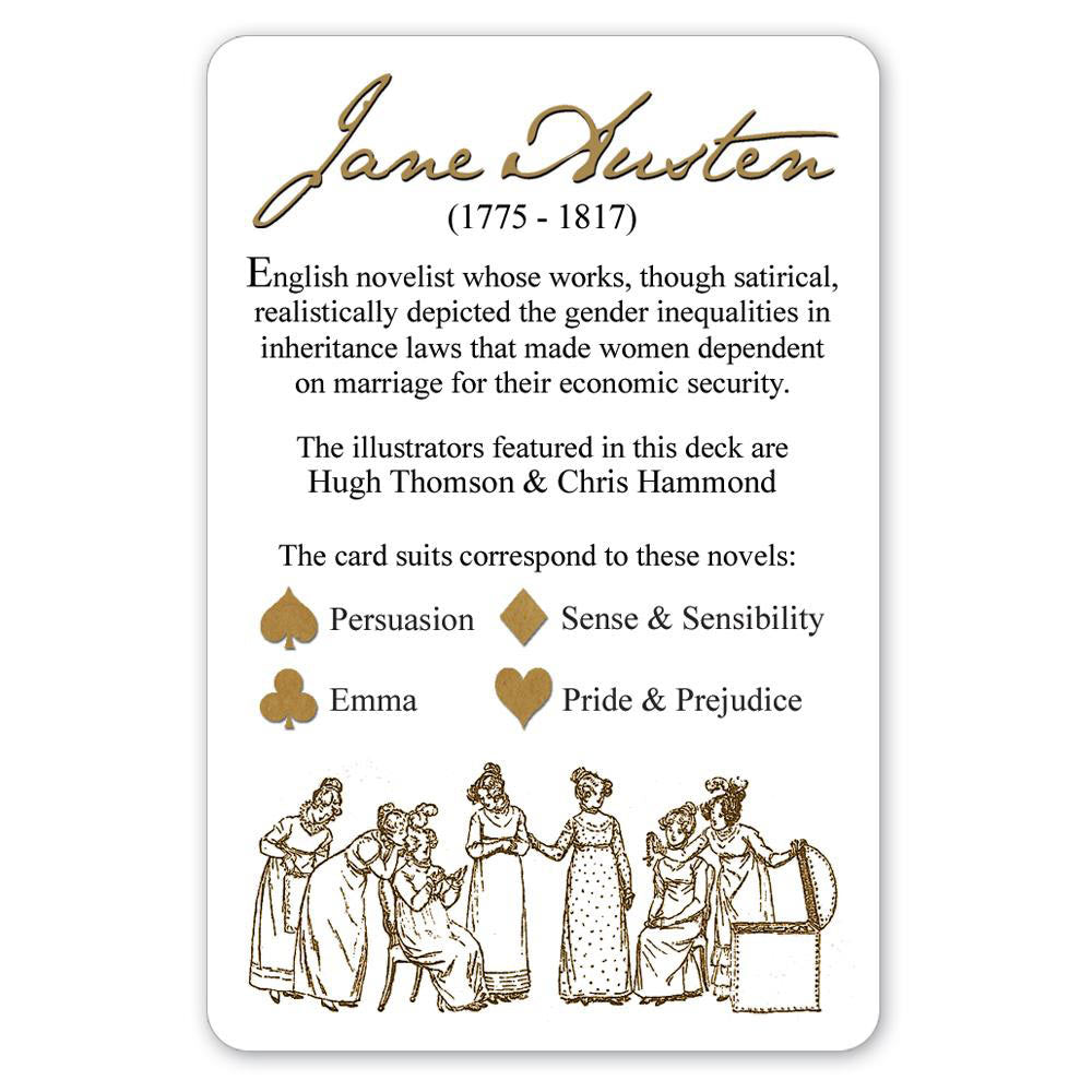 Playing Cards - Jane Austen Luxury Deck