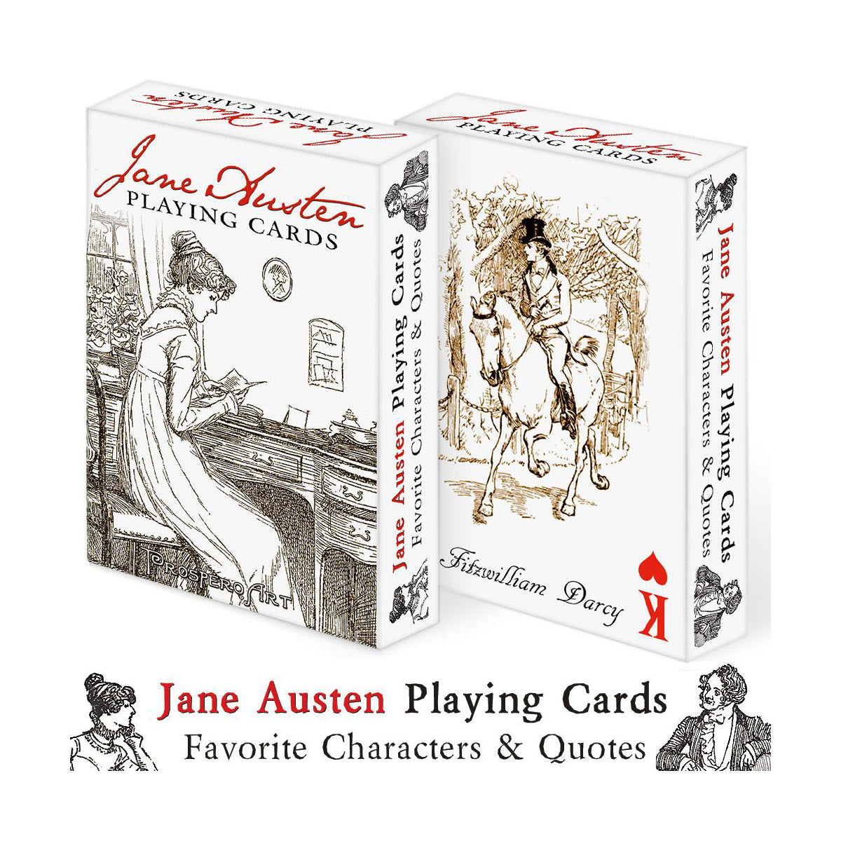 Playing Cards - Jane Austen Luxury Deck