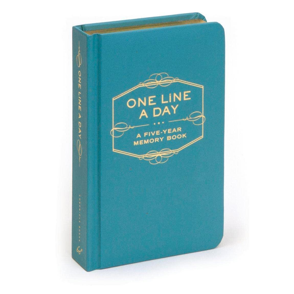 One Line a Day : A Five-Year Memory Journal - Blue