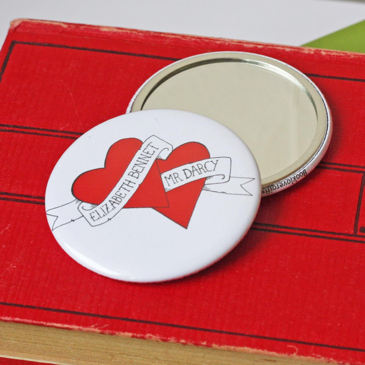 Pocket Mirror - Elizabeth Bennet & Mr Darcy