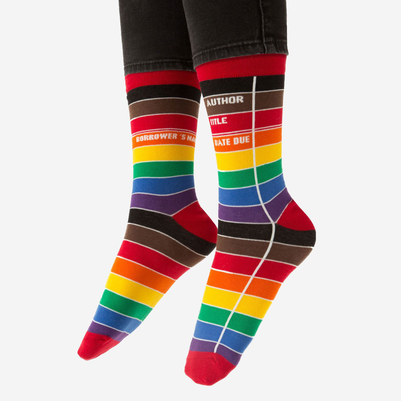 Socks - Library Card - Rainbow / Pride