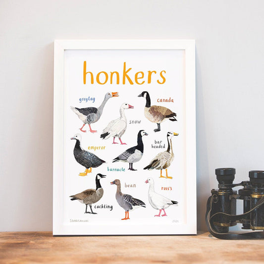 Poster / Print - Fun Puns - Birds - Honkers