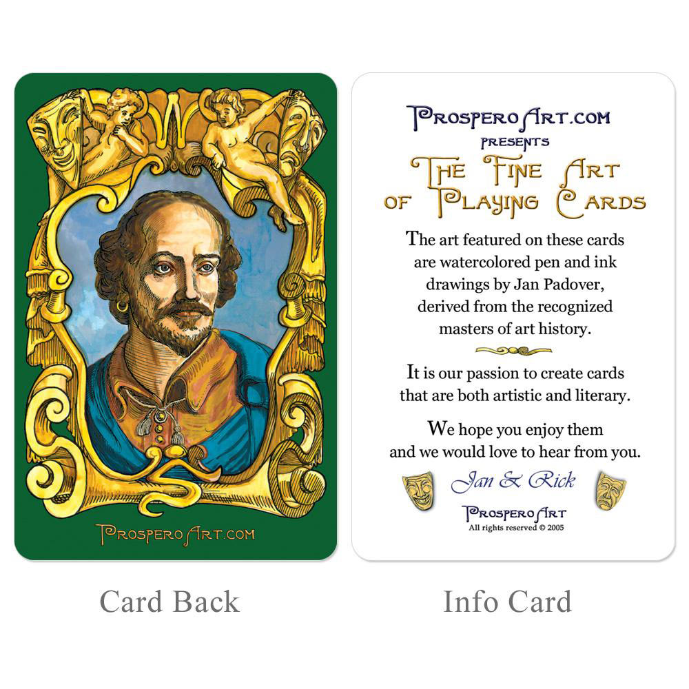 Playing Cards - Shakespeare Insults Luxury Deck