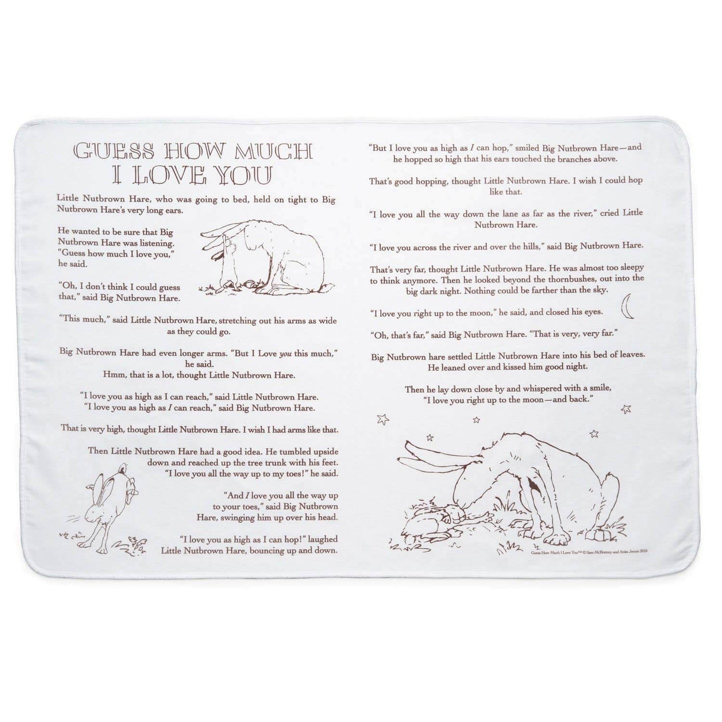 Baby Blanket - Guess How Much I Love You