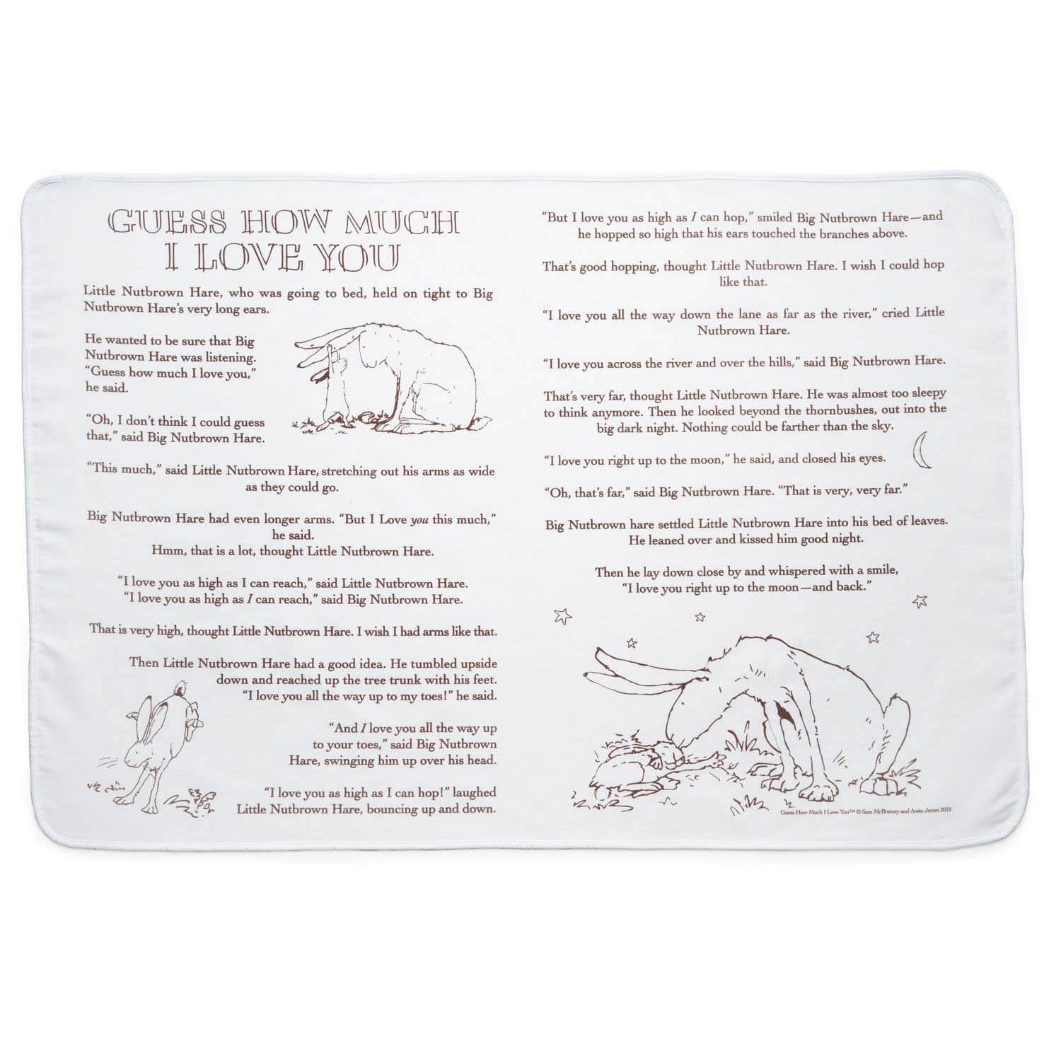 Baby Blanket - Guess How Much I Love You