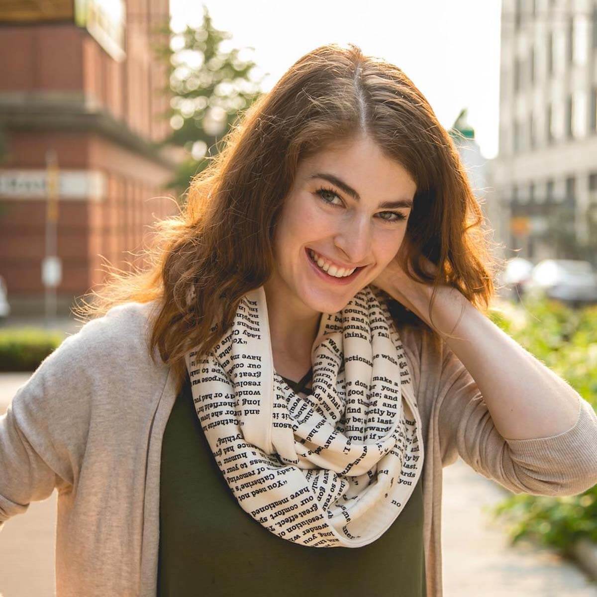 Book Scarf - Pride & Prejudice - Jane Austen
