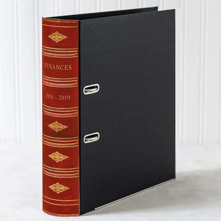 Book File - Antique - Choose Your Type, Colour & Title - Design 15